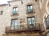 Museu del Calcat in Plaza de Sant Felip Neri  Historic building was moved from elsewhere in the city