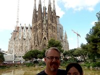 Kevin and Anna at Sagrada Familia : Kevin Stenson, Anna Stenson