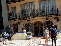 Casa Batllo  Gaudi designed house. Back patio.