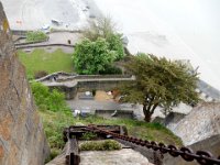 Old freight transport at Mont Saint Michel