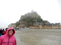 Anna at Mont Saint Michel : Anna Stenson