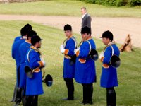 Horn players at Chateau de Champchevrier