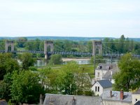 View of bridge from Chateau de Langeais