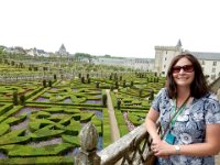 Anna at Château De Villandry gardens : Anna Stenson