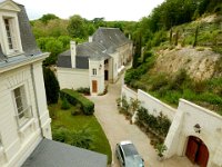 View from room at Chateau de Rochecotte