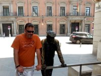 Craig and his friend in Madrid