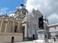 Almudena Cathedral  Madrid's cathedral; completed in 1993.