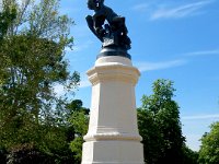 Statue of Lucifer at Buen Retiro Park