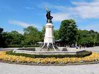 Statue of Lucifer at Buen Retiro Park