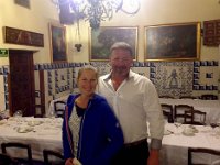 Gwen and Craig at Botin, the oldest restaurant in the world : Gwen Smith, Craig Stenson