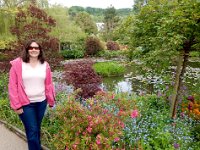 Anna in Monet's garden in Giverny : Anna Stenson