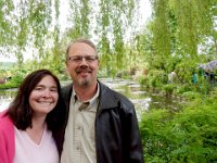 Kevin and Anna at Monet's garden in Giverny : Kevin Stenson, Anna Stenson