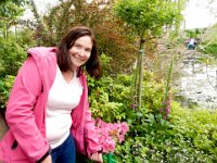 Anna at Monet's garden in Giverny : Anna Stenson