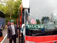 Driver Philippe in his Normandy hat