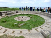 Pointe du Hoc: Open gun emplacement