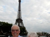 Gary and Rita on the Seine near the Eiffel Tower : Gary Stenson, Rita Stenson