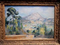 Montagne Saint-Victoire by Cezanne in Musee d'Orsay