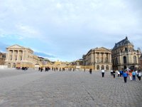 Our group approaching Versailles palace