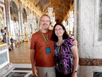 Anna and Kevin at Versailles palace Hall of Mirrors : Kevin Stenson, Anna Stenson