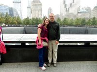 Anna and Kevin at the September 11 memorial : Kevin Stenson, Anna Stenson