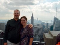 Kevin and Anna on Top of the Rock : Kevin Stenson, Anna Stenson