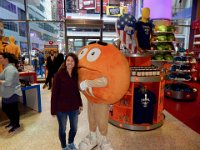 Lara at M & M's World : Lara Nelson Schreck