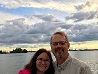 Anna and Kevin on dinner cruise in Helsinki : Kevin Stenson, Anna Stenson