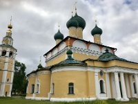 Bell tower and church in Uglich