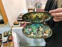 Laquer box design in Abalone shell in Uglich