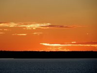 Sunset on Lake Ladoga (largest lake in Europe)  On board Viking Akun