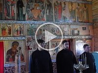 Performers in Intercession church, Kizhi island