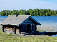 Sauna on Kizhi island  Kizhi island is a open-air museum of architecture.  Contains over 80 historical buildings, most relocated from other areas of Kirelia.