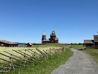 Kizhi island  Kizhi island is a open-air museum of architecture.  Contains over 80 historical buildings, most relocated from other areas of Kirelia.