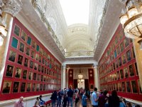 The War Gallery of 1812, Winter Palace  Created in 1826 with portraits of 332 generals involved in the war against Napolean.