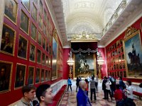 The War Gallery of 1812, Winter Palace  Created in 1826 with portraits of 332 generals involved in the war against Napolean.  Also the victorious rulers.