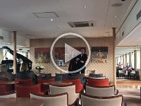 Mariinsky performers in the Viking Akun lounge