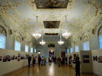 Foyer of the Hermitage Theatre  Gallery over road connecting the Winter Palace to the theatre. Redecorated in 1903 by the architect Leonty Benois in the style of the French Rococo.