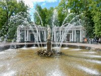 Peterhof palace Adam fountain