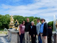 Stenson family at Peterhof palace : Kevin Stenson, Anna Stenson, Gary Stenson, Rita Stenson, Craig Stenson