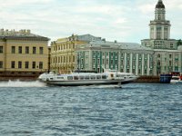 Hydrofoil on Neva river, St. Petersburg